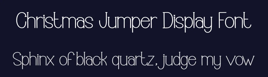 Christmas Jumper Display Font by andikastudio — Display Font — thumbnail 2