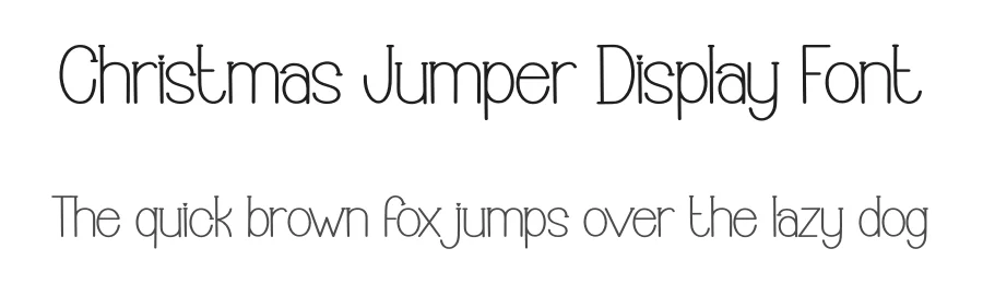 Christmas Jumper Display Font by andikastudio — Display Font