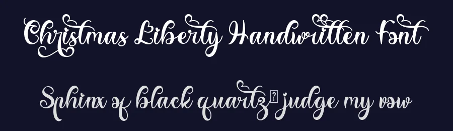 Christmas Liberty Handwritten Font by Yoga Letter — Script Handwritten Font — thumbnail 2