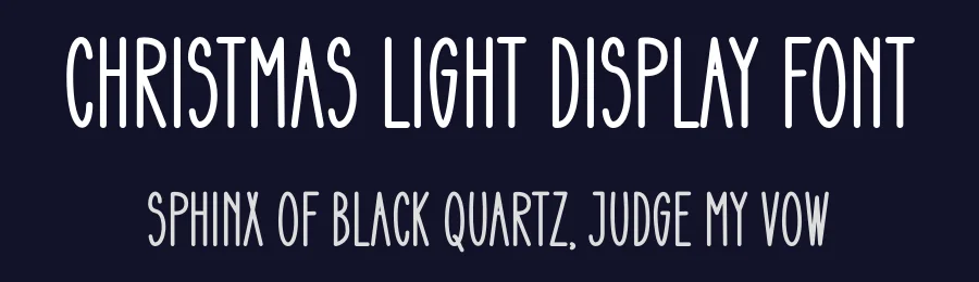 Christmas Light Display Font by Farz Studio — Script Handwritten Font — thumbnail 2