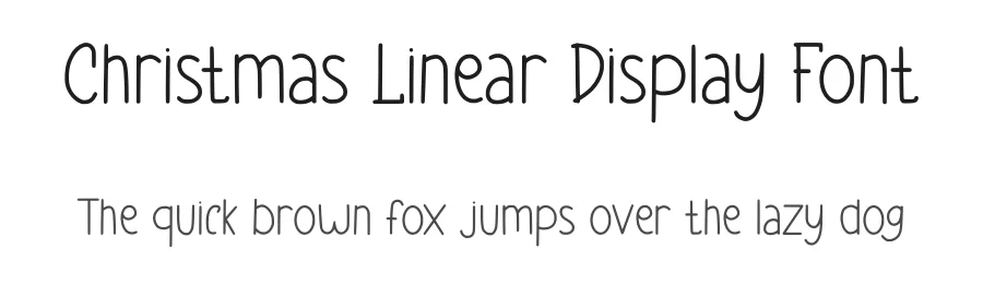 Christmas Linear Display Font by Craftedtype — Decorative Font