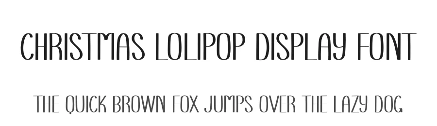 Christmas Lolipop Display Font by creativeletter — Display Font