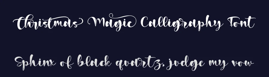 Christmas Magic Calligraphy Font by Thomas Aradea — Script Handwritten Font — thumbnail 2