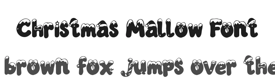 Christmas Mallow Font by Yoga Letter — Display Font