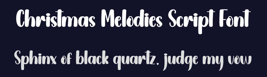 Christmas Melodies Script Font by creativeletter — Display Font — thumbnail 2