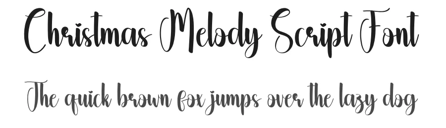 Christmas Melody Script Font by andikastudio — Script Handwritten Font