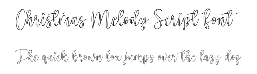 Christmas Melody Script Font by creativeletter — Script Handwritten Font