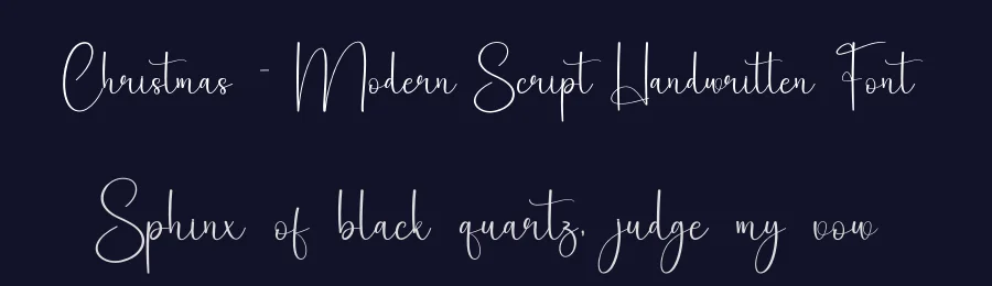 Christmas – Modern Script Handwritten Font by creativeletter — Script Handwritten Font — thumbnail 2
