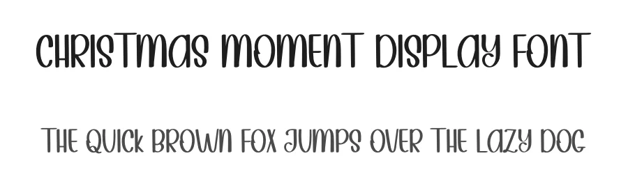 Christmas Moment Display Font by inermediaSTUDIO — Display Font