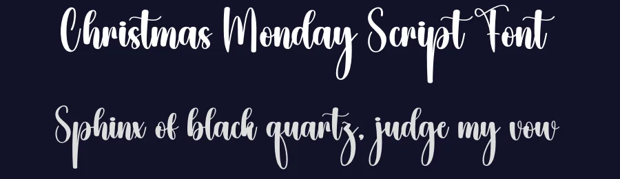 Christmas Monday Script Font by creativeletter — Script Handwritten Font — thumbnail 2