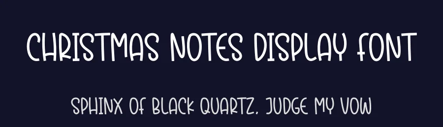 Christmas Notes Display Font by creativeletter — Display Font — thumbnail 2