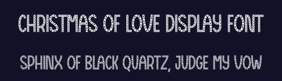 Christmas Of Love Display Font by creativeletter — Display Font — thumbnail 2