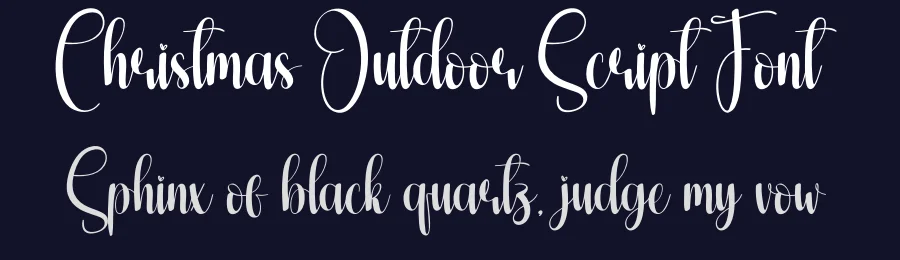 Christmas Outdoor Script Font by creativeletter — Script Handwritten Font — thumbnail 2