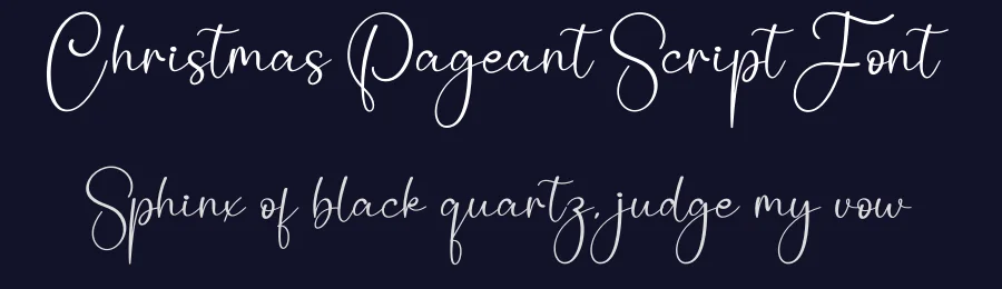 Christmas Pageant Script Font by creativeletter — Script Handwritten Font — thumbnail 2