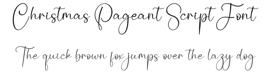 Christmas Pageant Script Font by creativeletter — Script Handwritten Font