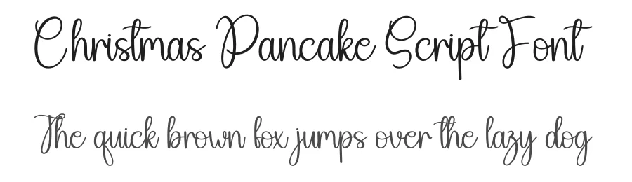Christmas Pancake Script Font by andikastudio — Script Handwritten Font
