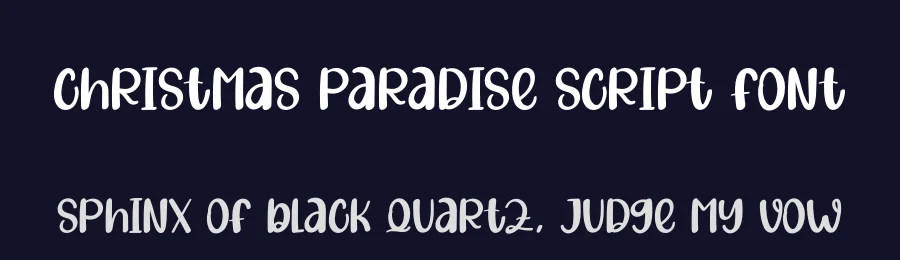 Christmas Paradise Script Font by andikastudio — Display Font — thumbnail 2