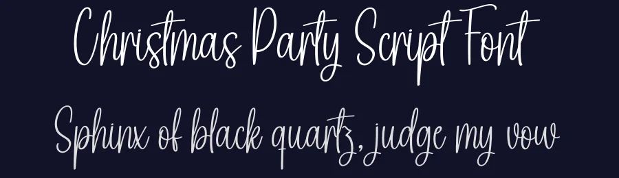 Christmas Party Script Font by creativeletter — Script Handwritten Font — thumbnail 2