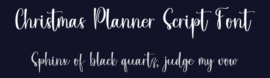 Christmas Planner Script Font by inermediaSTUDIO — Script Handwritten Font — thumbnail 2
