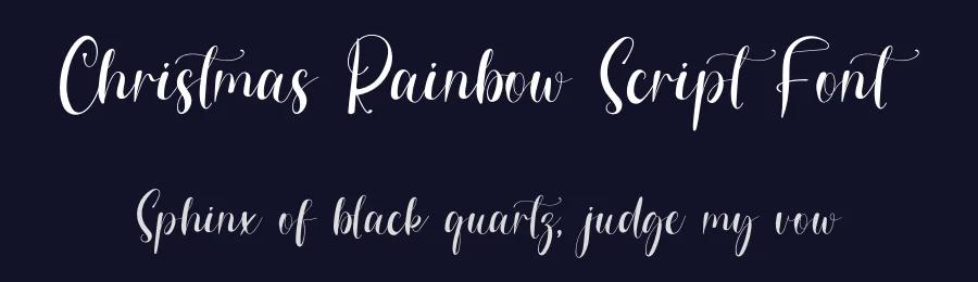 Christmas Rainbow Script Font by inermediaSTUDIO — Script Handwritten Font — thumbnail 2