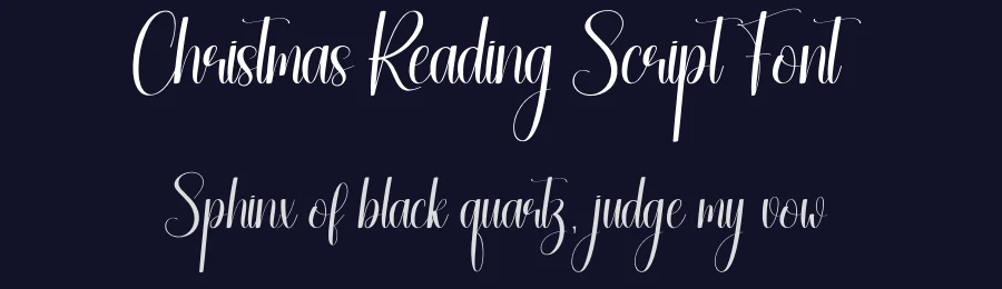 Christmas Reading Script Font by creativeletter — Script Handwritten Font — thumbnail 2