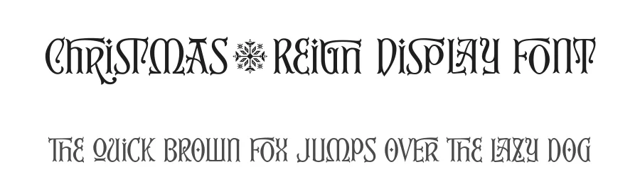 Christmas Reign Display Font by Mans Greback — Display Font