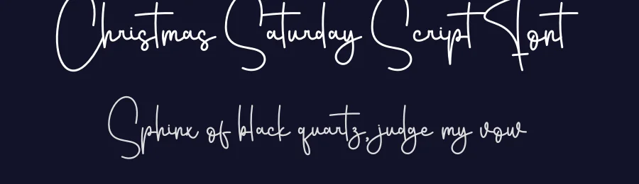 Christmas Saturday Script Font by creativeletter — Script Handwritten Font — thumbnail 2