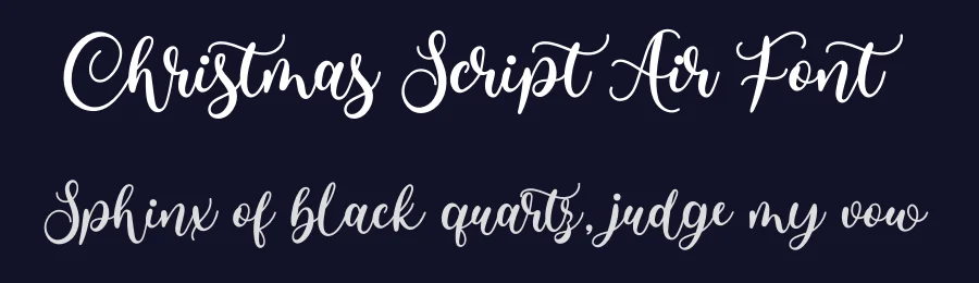 Christmas Script Air Font by airotype — Script Handwritten Font — thumbnail 2