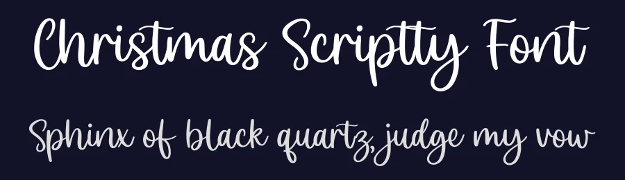 Christmas Scriptty Font by Allouse.Studio — Script Handwritten Font — thumbnail 2