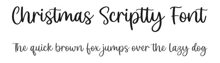 Christmas Scriptty Font by Allouse.Studio — Script Handwritten Font
