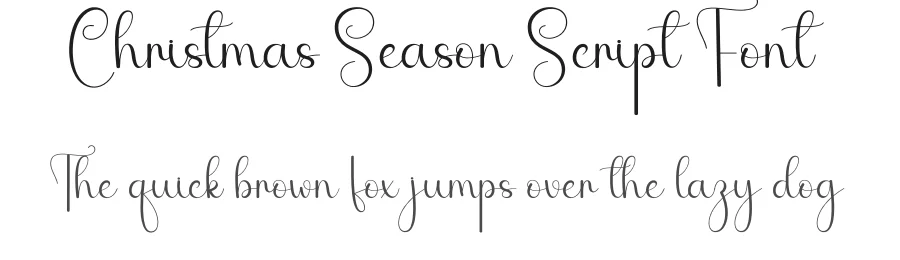 Christmas Season Script Font by andikastudio — Script Handwritten Font