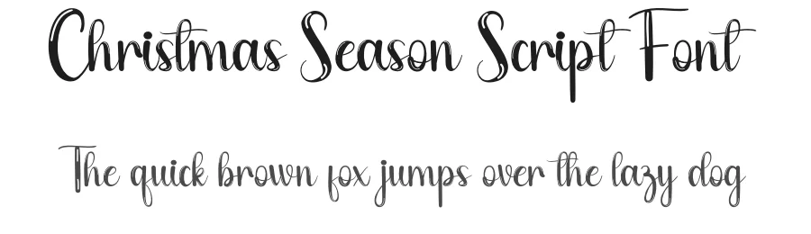 Christmas Season Script Font by andikastudio — Script Handwritten Font