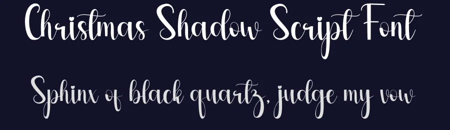 Christmas Shadow Script Font by andikastudio — Script Handwritten Font — thumbnail 2