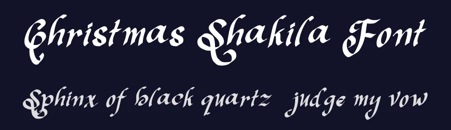 Christmas Shakila Font by Yoga Letter — Script Handwritten Font — thumbnail 2