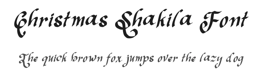 Christmas Shakila Font by Yoga Letter — Script Handwritten Font