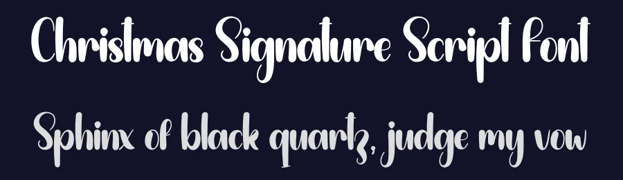 Christmas Signature Script Font by creativeletter — Script Handwritten Font — thumbnail 2