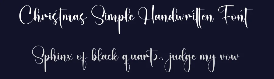 Christmas Simple Handwritten Font by creativeletter — Script Handwritten Font — thumbnail 2