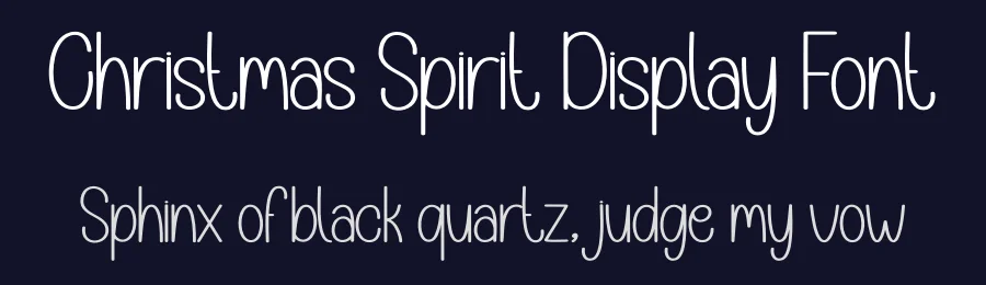 Christmas Spirit Display Font by andikastudio — Display Font — thumbnail 2