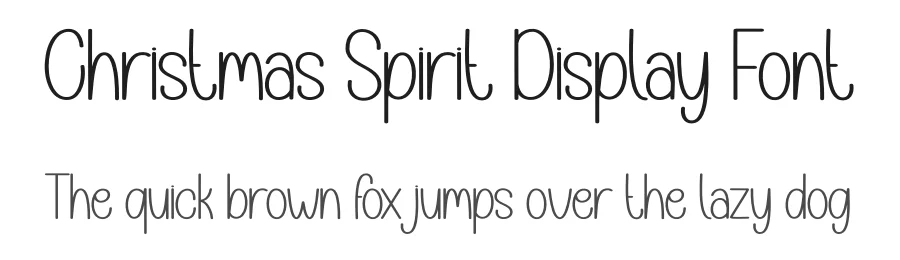 Christmas Spirit Display Font by andikastudio — Display Font