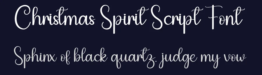 Christmas Spirit Script Font by andikastudio — Script Handwritten Font — thumbnail 2