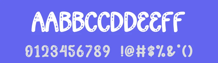 Christmas Starlight Display Font by creativeletter — Display Font — thumbnail 3