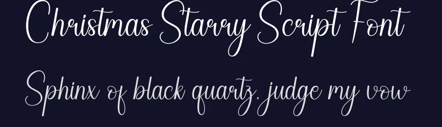Christmas Starry Script Font by andikastudio — Script Handwritten Font — thumbnail 2