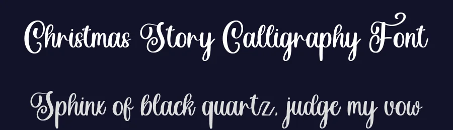 Christmas Story Calligraphy Font by fikryal — Script Handwritten Font — thumbnail 2