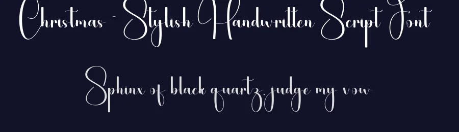Christmas – Stylish Handwritten Script Font by creativeletter — Script Handwritten Font — thumbnail 2