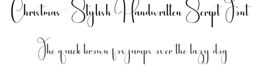 Christmas – Stylish Handwritten Script Font by creativeletter — Script Handwritten Font
