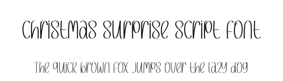 Christmas Surprise Script Font by creativeletter — Display Font