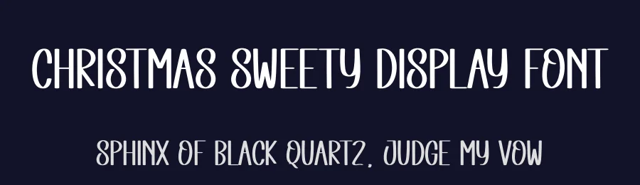 Christmas Sweety Display Font by creativeletter — Display Font — thumbnail 2