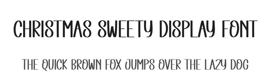 Christmas Sweety Display Font by creativeletter — Display Font