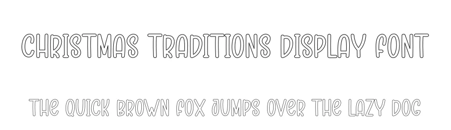Christmas Traditions Display Font by andikastudio — Display Font