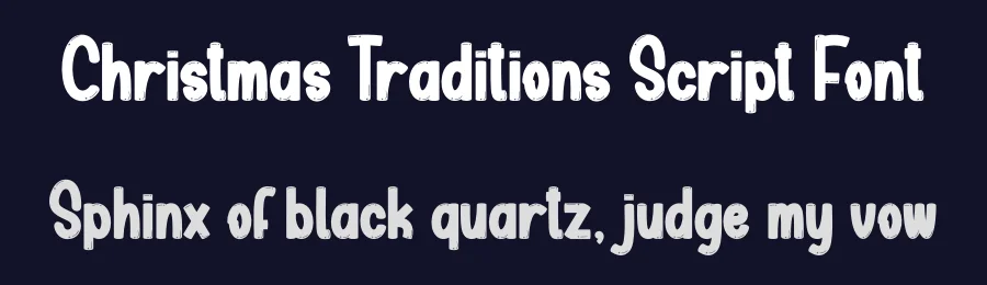Christmas Traditions Script Font by creativeletter — Script Handwritten Font — thumbnail 2